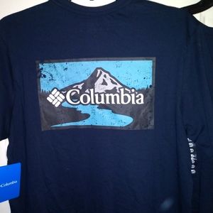 Nwt Colombia Tee Shirt Mountain Small Mens